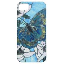 Stained Glass Butterfly iPhone 5 Cases