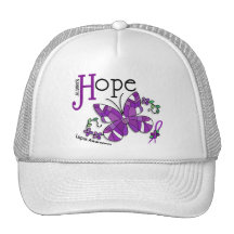 Stained Glass Butterfly Lupus Mesh Hats