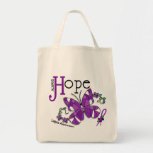 Stained Glass Butterfly Lupus Tote Bags
