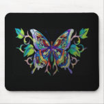 stained glass butterfly mouse pad