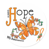 Stained Glass Butterfly MS