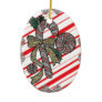 Stained Glass Candy Cane Ornament