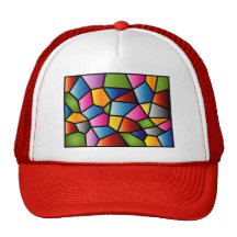 Stained Glass Cap Trucker Hats