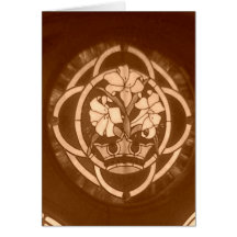 stained glass card