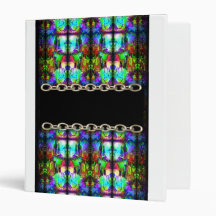 Stained-Glass chain pattern by Valxart.com Binder