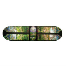 Stained Glass Gardens Skateboard