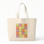 Stained Glass Hearts Tote Bags