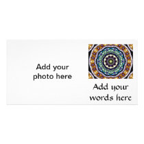 Stained Glass Kaleidoscope #2 Photo Card