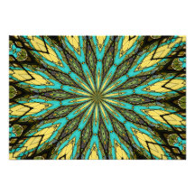 Stained Glass Kaleidoscope #6 Custom Announcement
