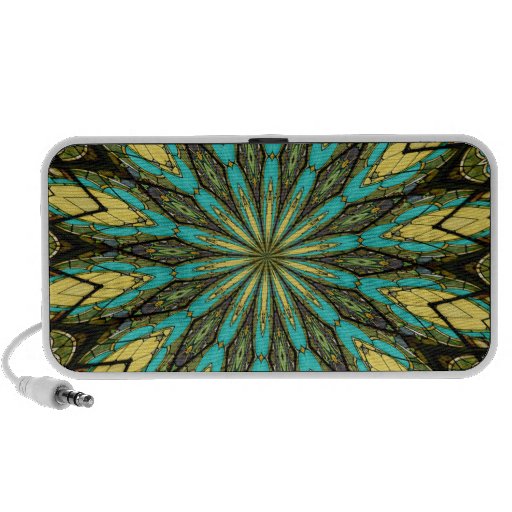 Stained Glass Kaleidoscope #6 Mini Speakers
