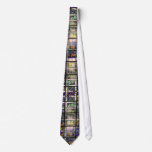 Stained Glass Lattice Vines Tie