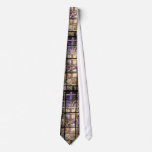 Stained Glass Lattice Vines Tie