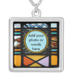 Stained-Glass Photo Necklace