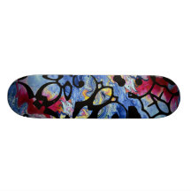 Stained glass skate board