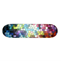 Stained Glass Skateboard