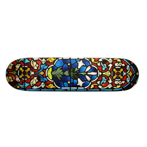 Stained Glass Skateboard Deck