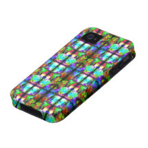 Stained-Glass Vibe iPhone 4 Cover