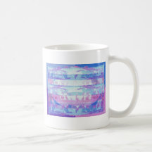 Stained Glass Waves : Navins Signature Style Coffee Mugs