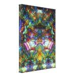 Stained Glass Window Stretched Canvas Prints