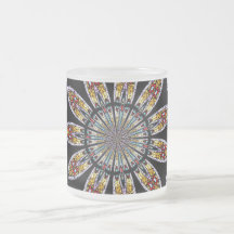 Stained Glass Window Kaleidoscope #1 Coffee Mugs