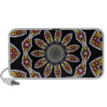 Stained Glass Window Kaleidoscope #1 Travel Speakers