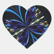 Stained Glass Window Kaleidoscope 9 Sticker