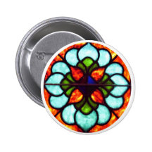 Stained Glass Window Pin