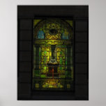 Stained Glass Window Poster