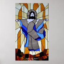 Stained Glass Window Posters