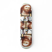 Stained Glass Window Skateboard