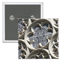 Stained Glass Windows Pinback Buttons