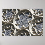 Stained glass windows poster
