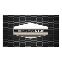 Stainless Steel Grids Construction Business Card