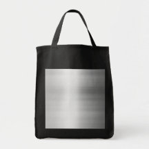 Stainless Steel Metal Look Canvas Bags