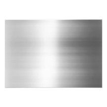 Stainless Steel Metal Look Personalized Announcement