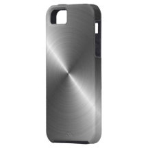 Stainless Steel Metal Look iPhone 5 Case