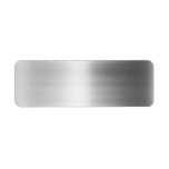 Stainless Steel Metal Look Labels