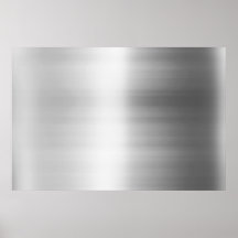 Stainless Steel Metal Look Posters