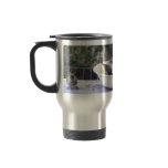 Stainless steel Mug - Four Finches A Feeding