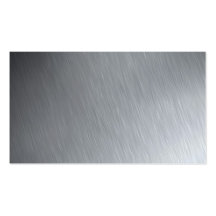 Stainless steel texture with lighting highlights business cards