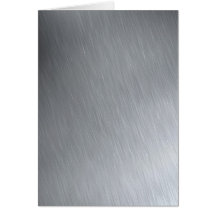 Stainless steel texture with lighting highlights greeting cards