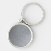 Stainless steel texture with lighting highlights keychains