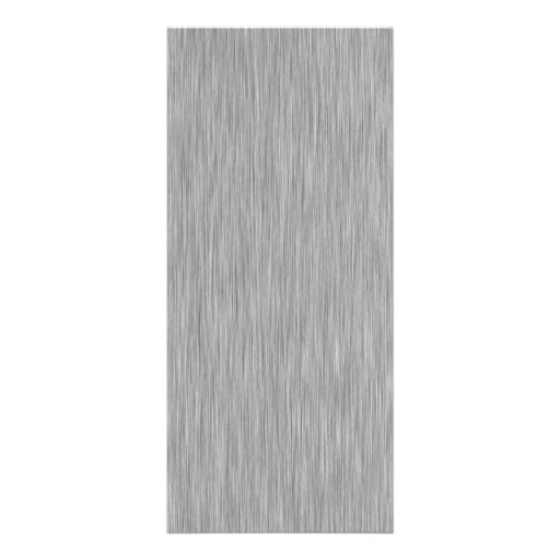 Stainless Steel Textured Custom Rack Card