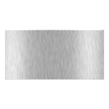 Stainless Steel Textured Personalized Photo Card