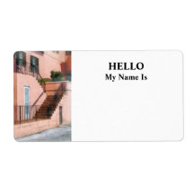 Staircase in Bermuda Shipping Labels