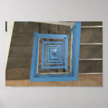 Stairs Leading To The Ground Poster
