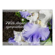 Stairway to Heaven Iris Sympathy Cards