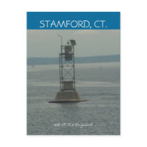 Stamford, Ct Water View Postcard...