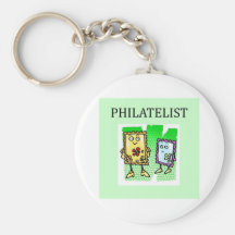 stamp collector key chains