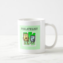 stamp collector mug
